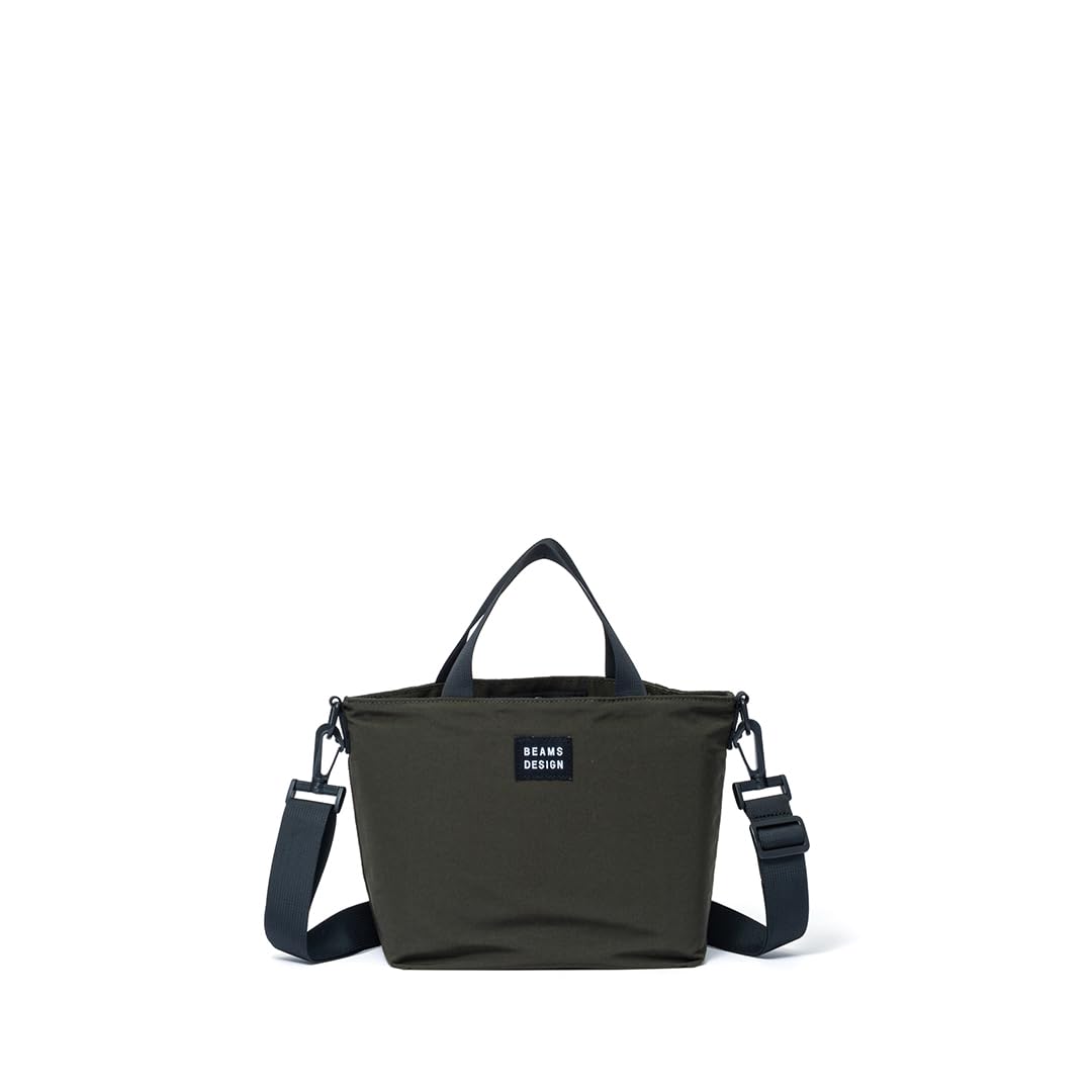 

Tote bag shoulder Unisex Polyester Compact Daily Use Functional Attached Strap Khaki [BEAMS DESIGN] (with bag) [Always] Men s Women s 2-Way хакі