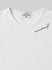 Aenhacheu Slim Modal Lettering Tee_Ivory