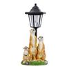 JYL TS/113,Outdoor Creative Meerkat Solar Light Figurine Resin Garden Animal Sculpture Home Decor Lamp