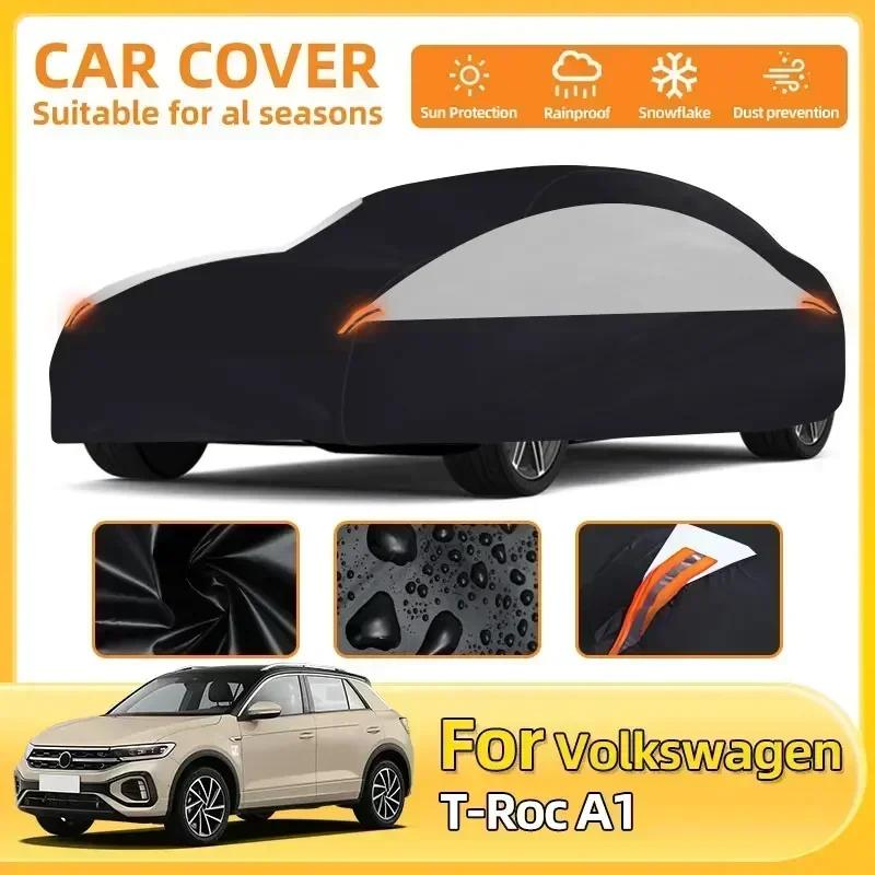 For Volkswagen T-Roc A1 Waterproof Car Cover All Weather Snowproof UV Protection Outdoor Auto Dustproof Premium Protecton Cover