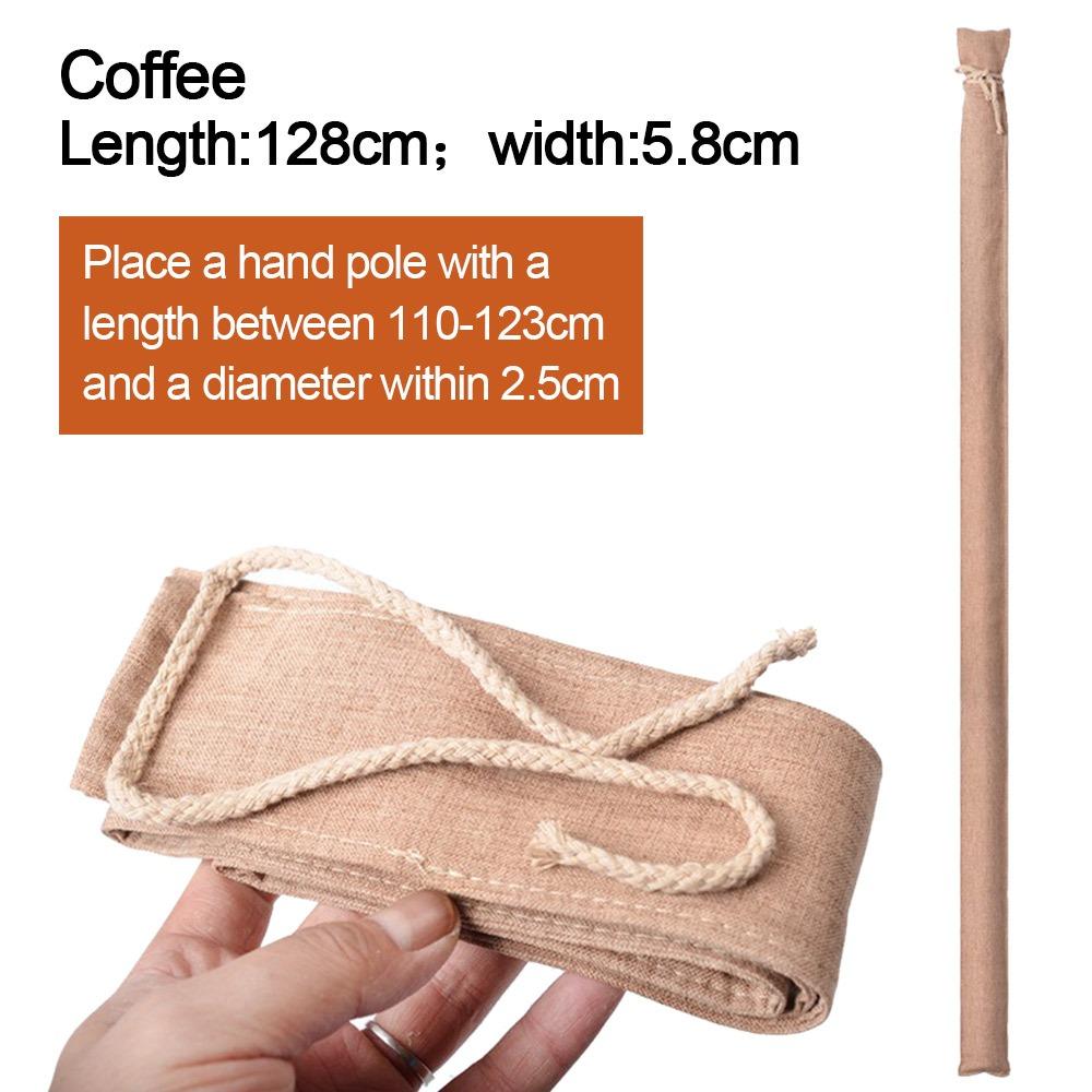 

Складная Портативная Сумка для Хранения Рыболовных Снастей Многофункциональная Сумка для Зонта Холщовый Чехол для Удилища На Открытом Воздухе кофейный