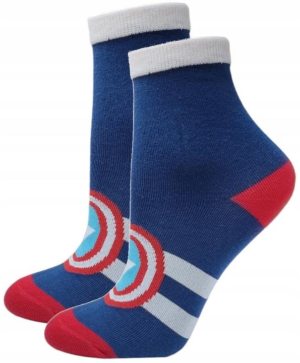 Captain America Navy/Blue Children's Socks 23-26