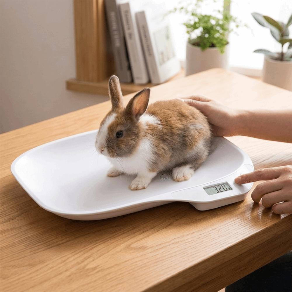 LCD Display Newborn Pet Scale High Precision Small Animal Scale Pet Scale Tray Veterinary Use