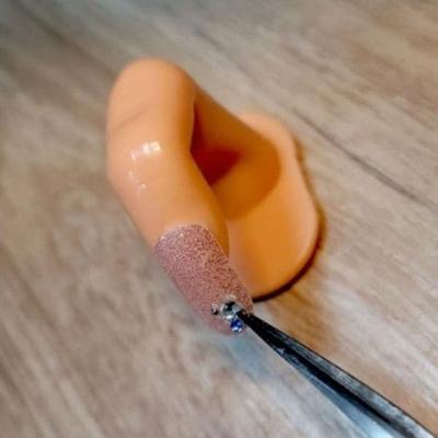 High Quality Artificial Finger Model Nail Art Practice Nail Art Test