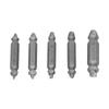 5Pcs Headless Screw Remover Double Heads Metal Bolt Extractor Tool Kit with Plastic Box