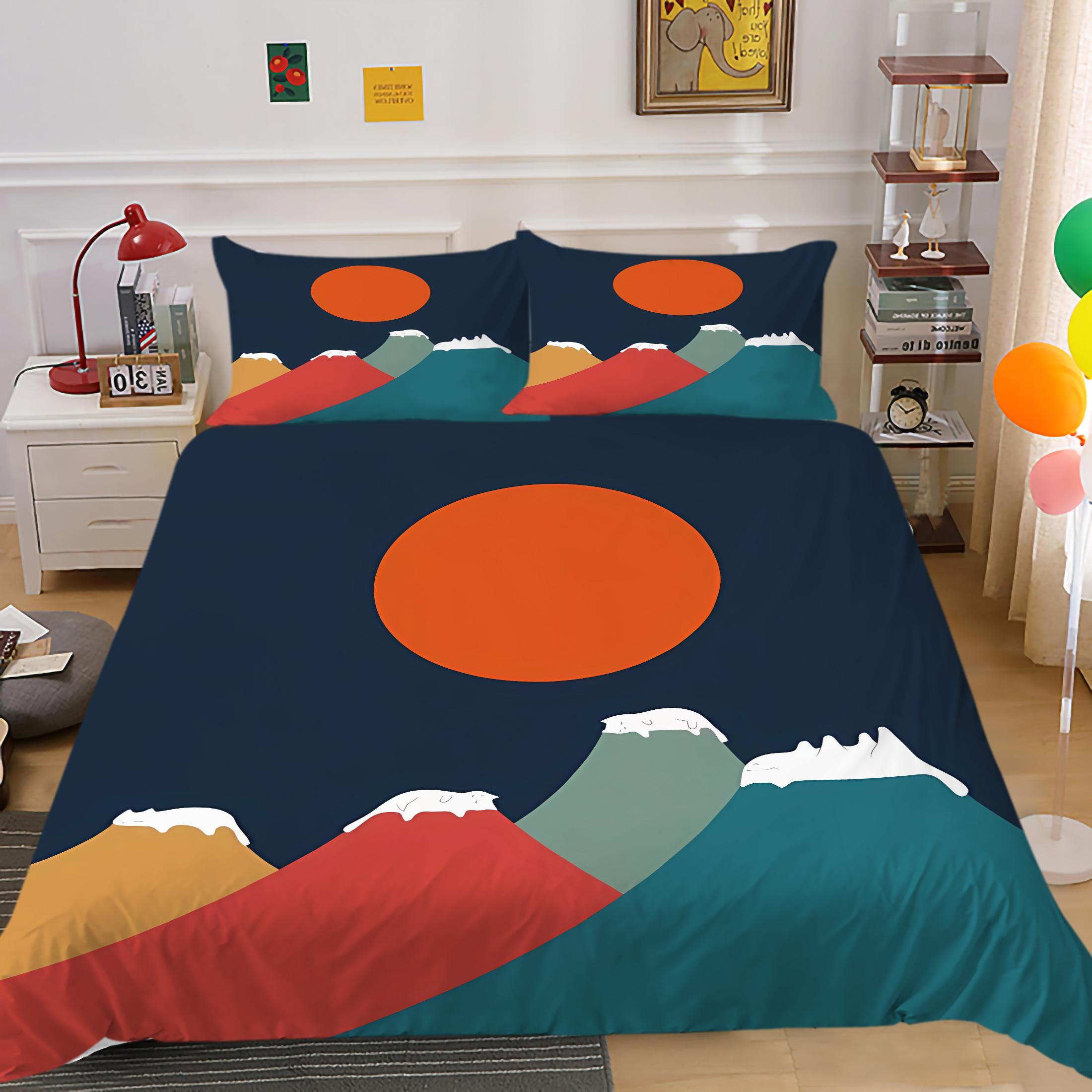 

Комплект постельного белья, покрывало, мультяшный милый кот, наволочка, домашний текстиль, комплект пододеяльников Single 135x200cm