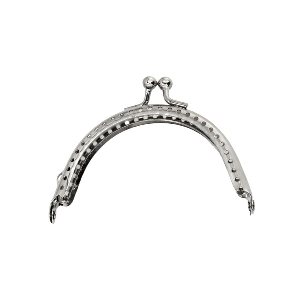 Metal Purse Frame Kiss Clasp Vintage Purse Frame Mini Bag Frame Buckle  DIY Craft