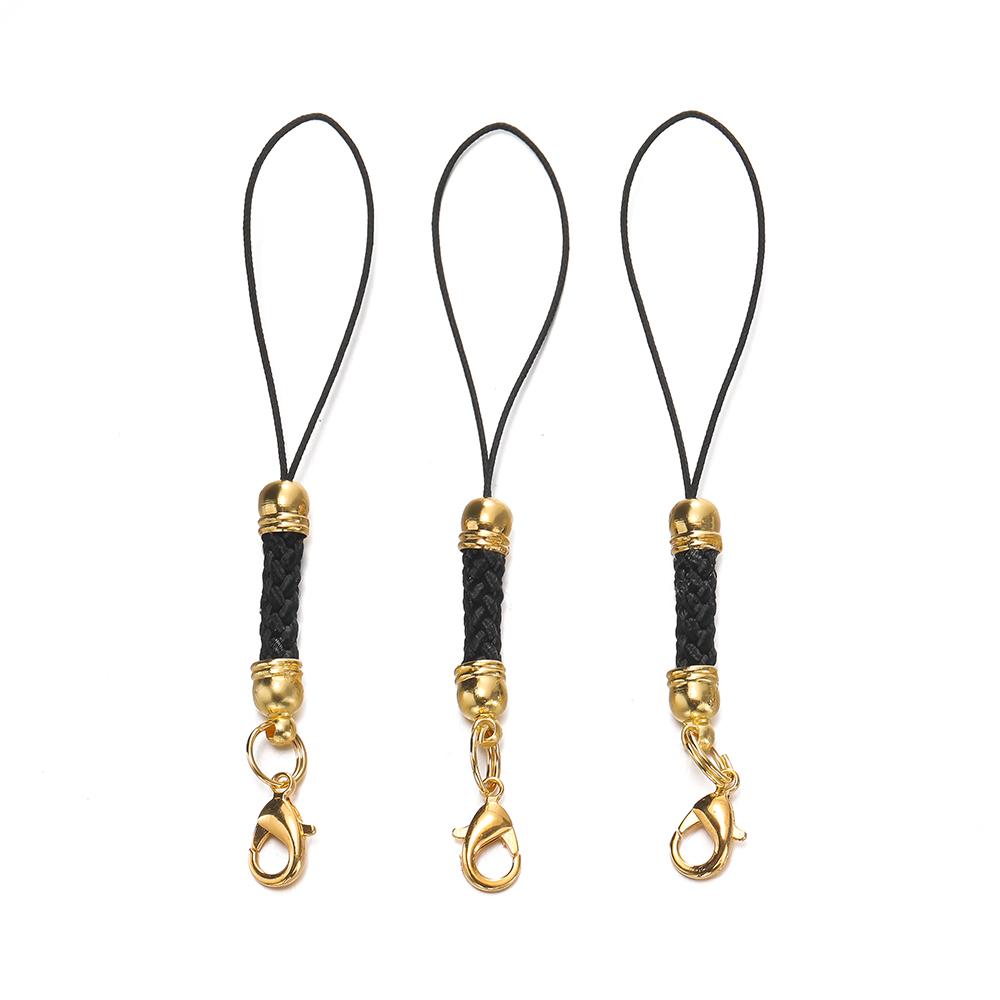10/20pcs Keychain Rope with Lobster Clasp Jump Rings Lanyard Lariat Strap Cord For DIY Keyring Pendant Jewelry Making Supplies