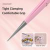 Double Ended Nail Art Tweezers Stainless Steel Tweezers Precision Tweezers for Crafts Rhinestone Picker Tool