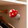 Wall Mounted Hooks No Drilling Cute Storage Mushroom Towel Hooks Wall Hanger for Kitchen Bathroom Living Room Shower Entryway
