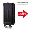 Kuaichi Oxford Cloth Business Luggage with Detachable Wheels