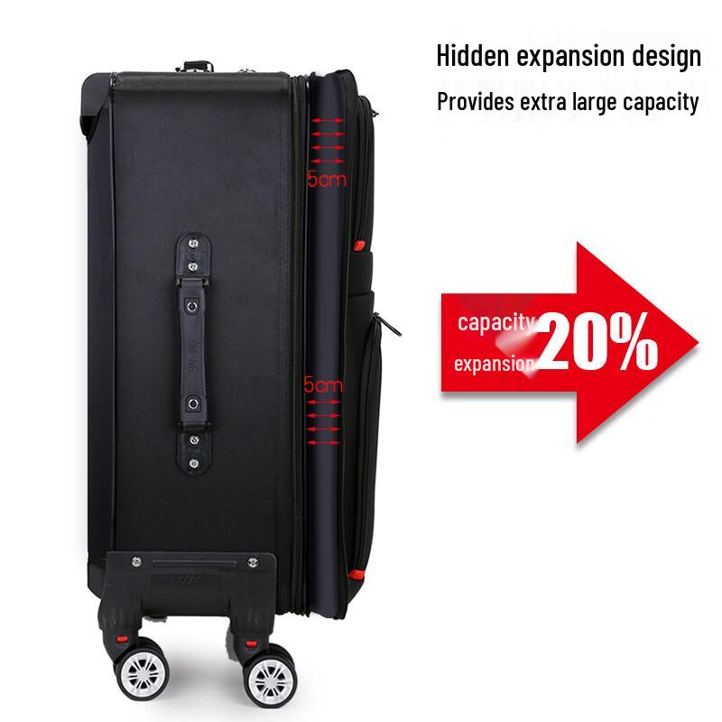 Kuaichi Oxford Cloth Business Luggage with Detachable Wheels