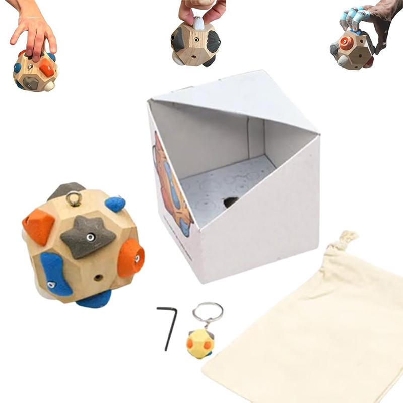 Handcrafted Boulder Block Enhance Strength and Precision Creative Finger Toy Hand Improve Strength Tool Practical Gift for Adult