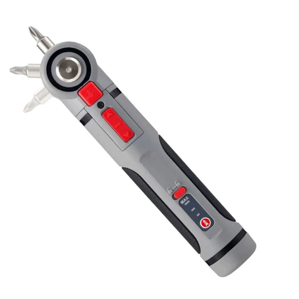 

4 V Electrical Screwdriver Set Ergonomic with LED Light Cordless Screwdriver Smart Pen Shaped Electric Drill Screw-up Screw сірий
