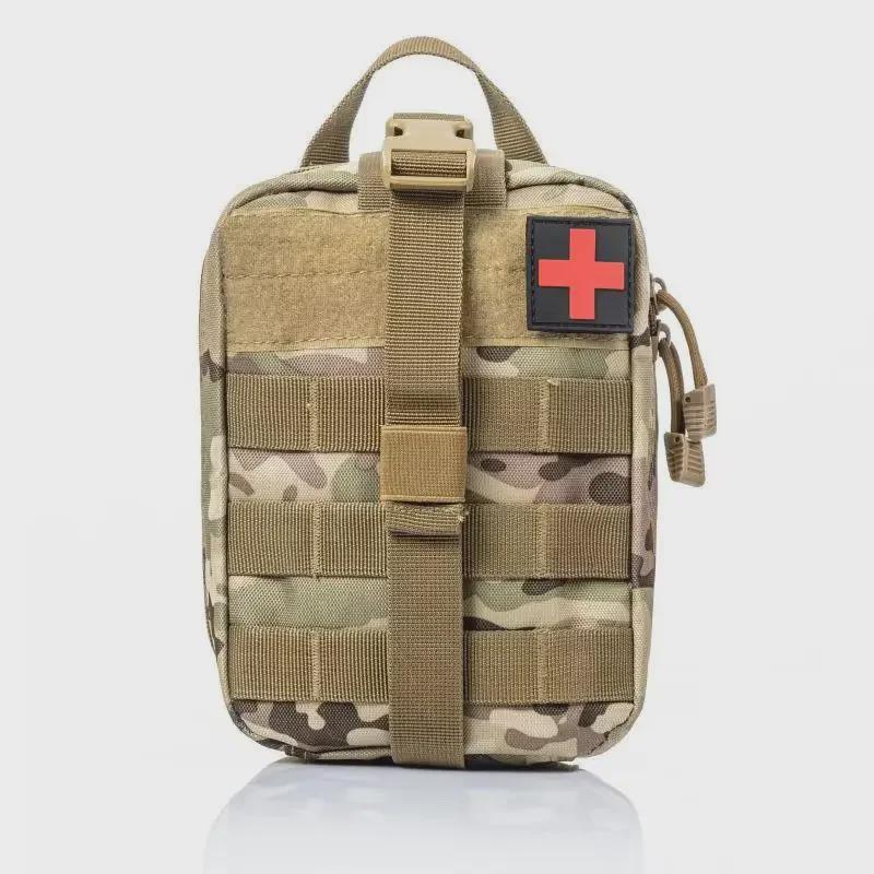 Camouflage Tactical Medical Kit for Outdoor Hiking and Camping