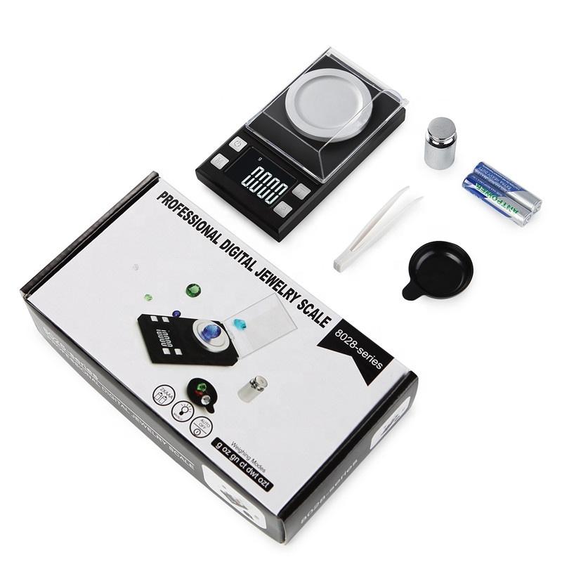 High Precision Jewelry Scale 10G 20G 50G 100G Digital Pocket Scale Portable Diamond Gold Scale Household Kitchen Weighing Scale