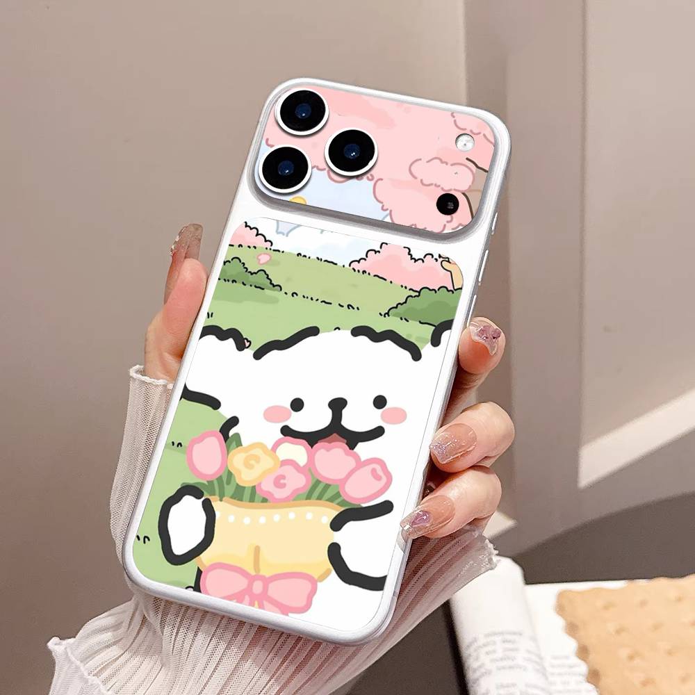 

Maltese Cute Line Puppy Dog Back Protective Decal Skin Wrap Sticker For IPhone 17 Pro 17 Pro Max iPhone 17 Pro