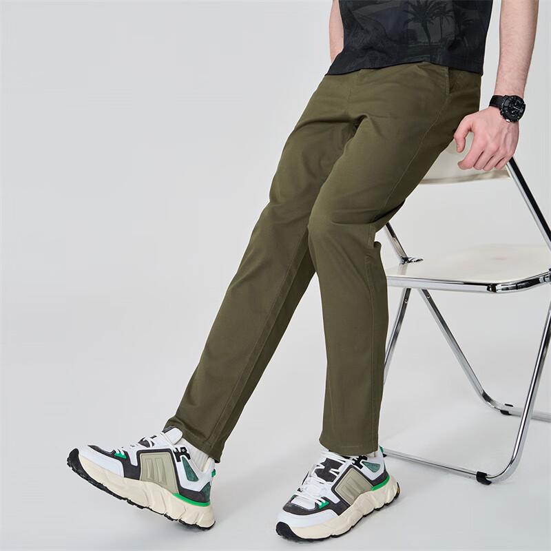 Mark Fairwhale Men's 2025 Autumn Elastic Straight-Leg Casual Pants