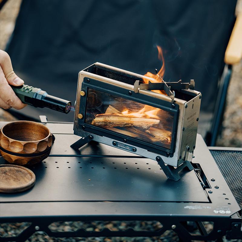 Spring Mountain Portable Mini Fire Pit and Camping Stove Spring Mountain Mini Fire Pit