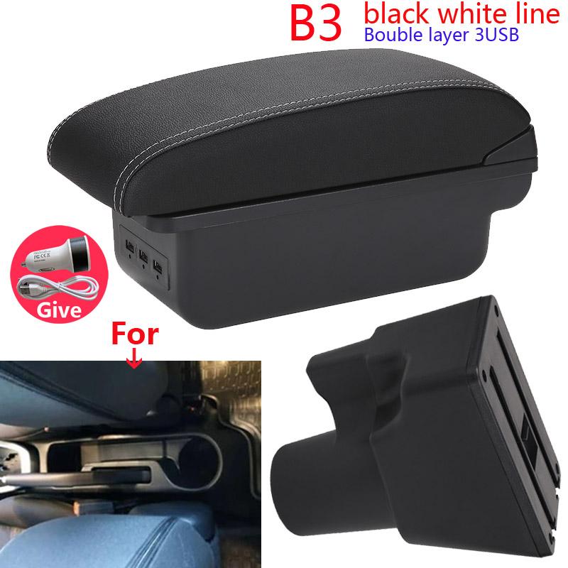 For Kia Picanto Armrest Box For Kia Picanto 3X-Line Interior Retrofit Parts Car Accessories Storage Box Simple Installation