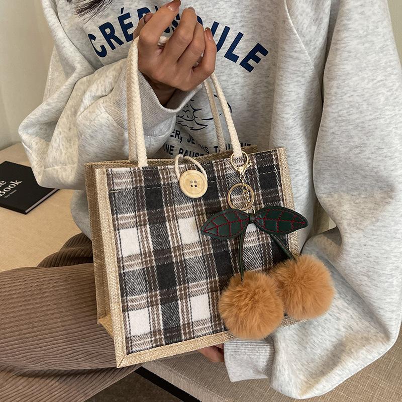 This Year'S Popular Lunch Box Bento Bag Women'S Shoulder Tote Bag Small Fresh Small Satchel Women