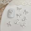 20pcs 3D Metal Nail Charms Bowknot Nail Decorations DIY Nails Art Accessories for Eye Catching Looks