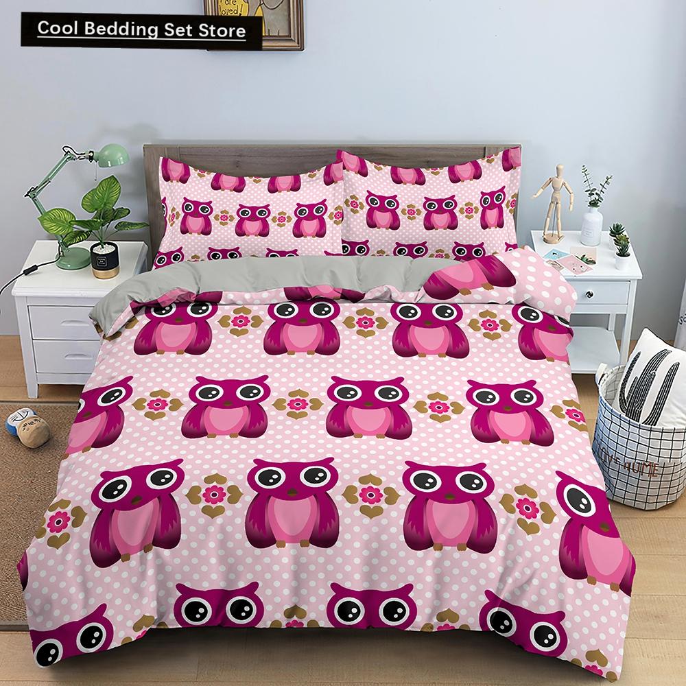 Comforter Cartoon Cat King Queen Colorful Lovely Animal Bedding Set Kids Pet Kitty Soft Polyester Comforter