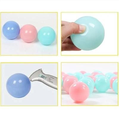 10 Pièces Écologiques Colorées Piscine à Balles Plastique Souple Balle Océanique Piscine d'Eau Balle Onde Océanique Jouets d'Extérieur pour Enfants Bébés