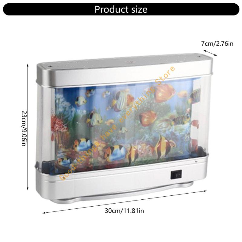 Virtual Ocean Toy Fish Tanks Lamp Perfect For Home And Office Decoration 55KF