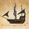 Giant Pirate Ship Building Blocks Medieval Style Ghost Ship Model Bricks Kids DIY Assembly Toy Christmas Birthday Gift