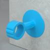3cps Silicone Door Stoppers Anti-Collision Door Handle Cover Door Handle Bumper  Protecting Wall