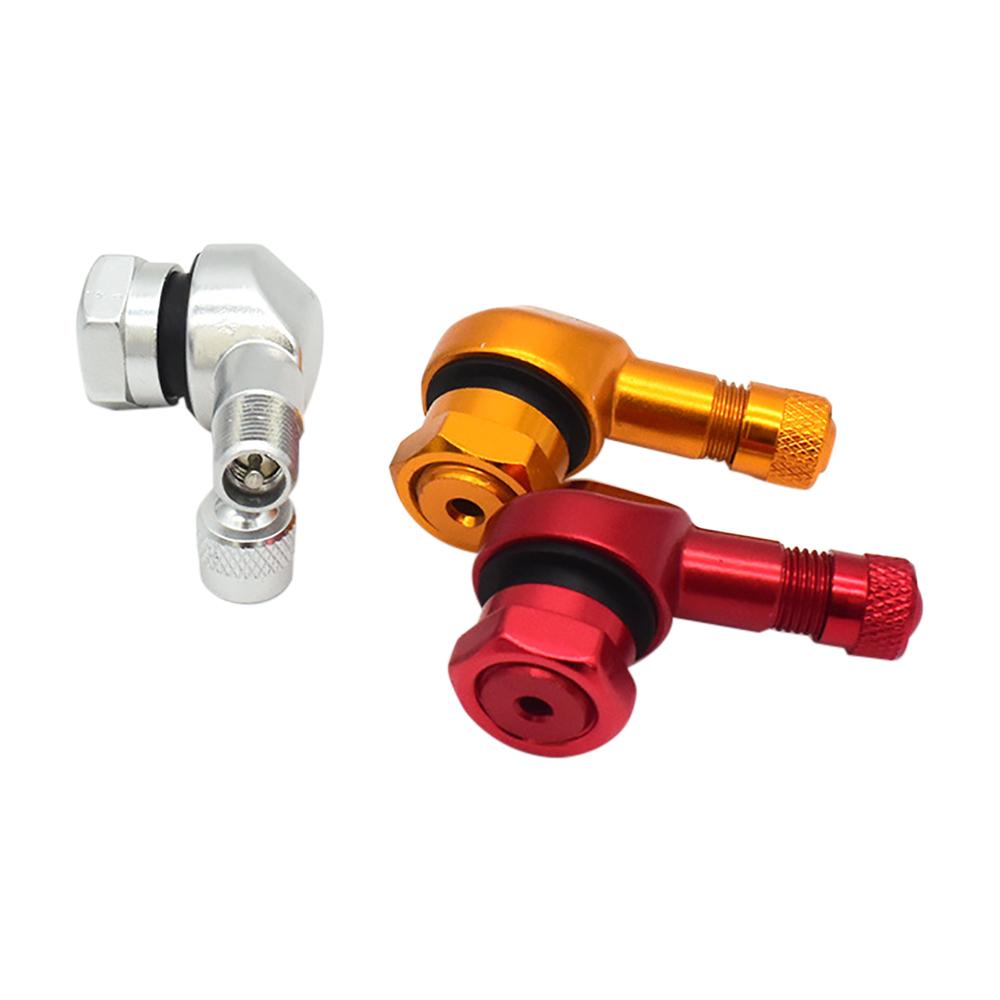 1PCS Aluminum Alloy Valve Motorcycle Rim 11.3mm 90 Degree Angle Motorcycle Wheel Tire Tubeless Valve Stems For Rim Wheel Parts Valve Stems 1