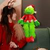 Adorable Plush Toy 80cm Soft Green Monster Doll Perfect Holiday Decoration