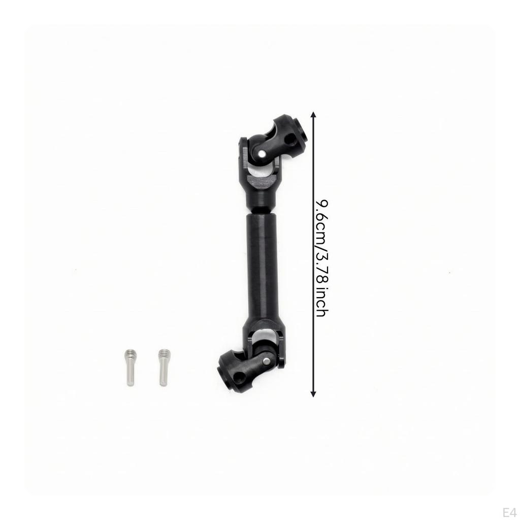 Metal RC Crawler Driveshaft Drive Shaft High Strength for Drivetrain Repairs, Trail Rigs