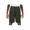 Nike Kinder Outdoor-Spiel Solides Logo Utility-Shorts Kinder Unterteile Khaki Grün FB1326-325
