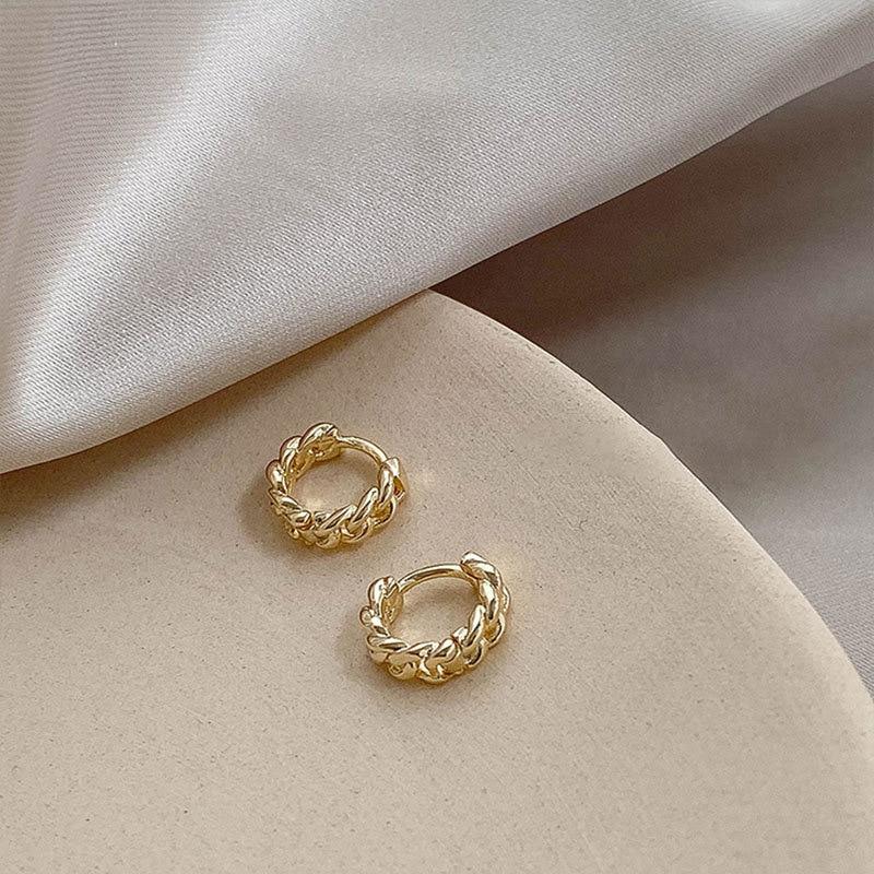 Silver Color Earrings For Women /Men Small Hoop Earrings Hollow Statement Circle Earring Brincos Fashion Jewelry Girl