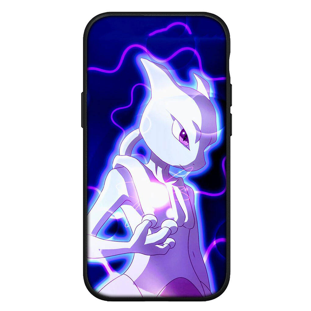 Чехол для iPhone 17 16 15 Xiaomi Poco Redmi Note 14 13 12 11 Pro Max X 9 16e Samsung Galaxy S25 S24 S23 OPPO Huawei Mew Mewtwo Чехол для телефона
