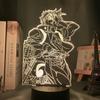 JoJo Bizarre Adventure Night Light JOJO Jolyne Figure Color Changing Lamp Cool Gift for Anime Fans