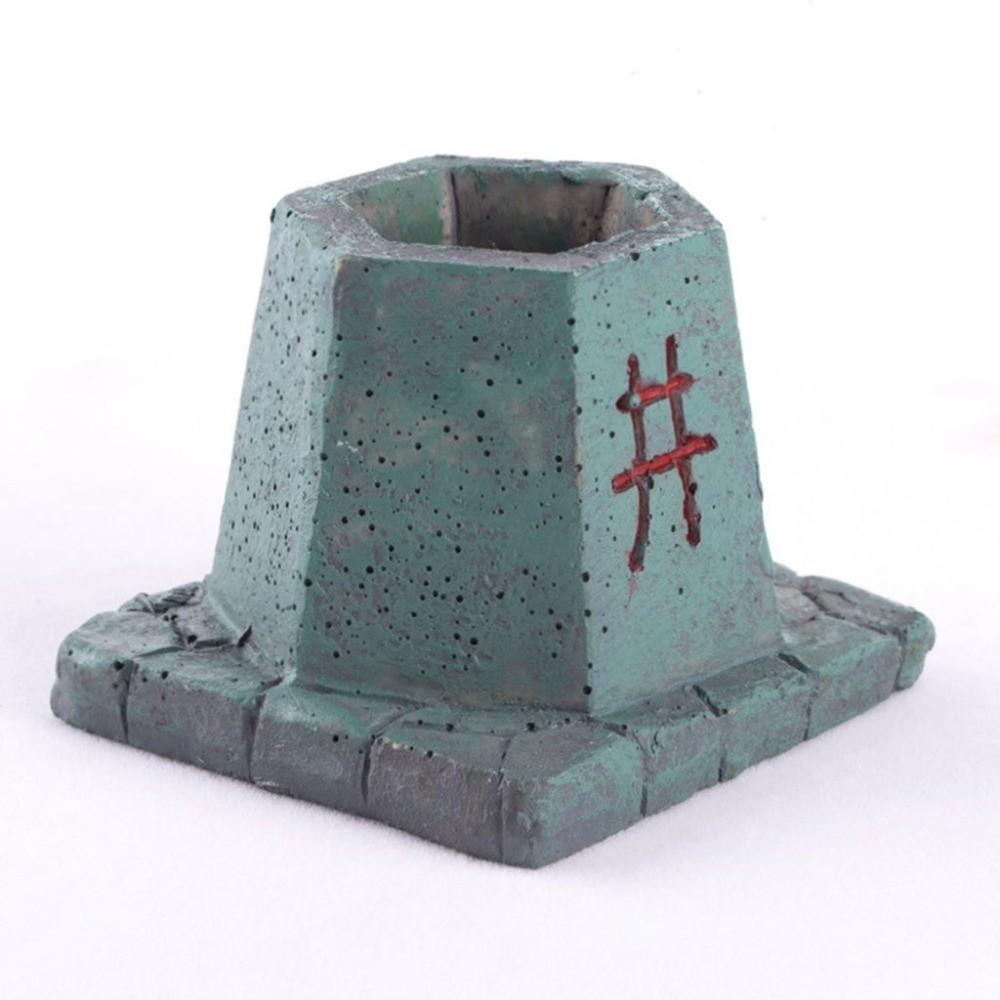 Realstic 1 pcs DIY Crafts Tradiational House Model Scene Statue Bonsai Decor Figurines