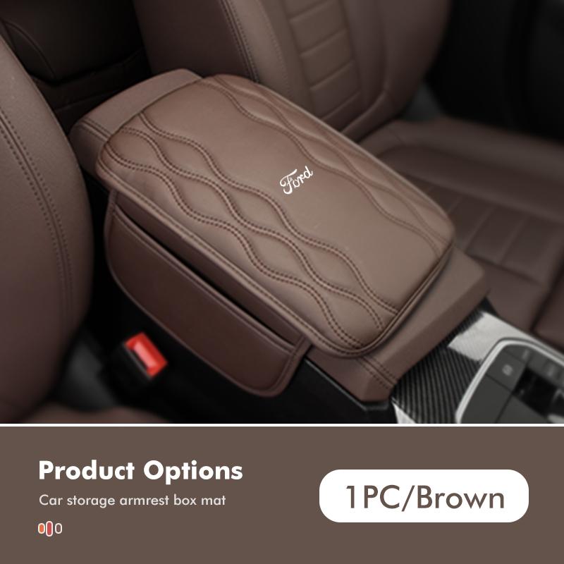 For Ford Car Armrest Box Mat Stowing Tidying Cushion Protective Pad Escape Ecosport Fusion Explorer Expedition Taurus
