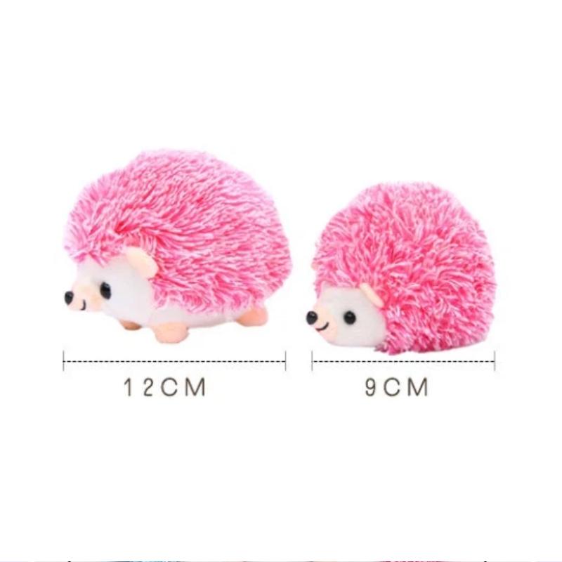 Adorable Cartoon Hedgehog Keychain 9/12cm Cute Portable Pendant for Backpack Luggage Key Holiday Gift