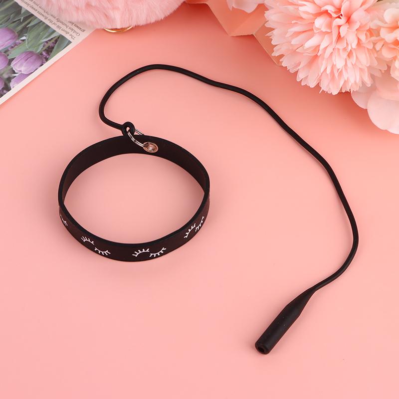 Silica Gel Wrist Strap Silicone Grafting Eyelash Tweezers Bracelet Wrist Strap Makeup Tool For Girl
