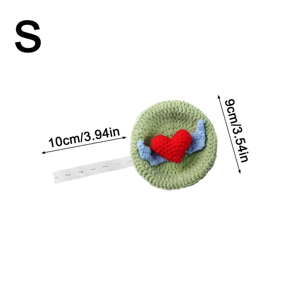 Tortoise Clothing Adjustable Straps Knit Costume Heart-Shaped Wings Design Tortoise Shell Clothing for Winter Cold Weather