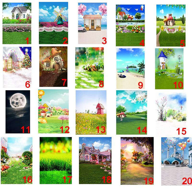 House Corner Theme Backdrop for Summer Weddings,Birthdays,Graduations,Party Decor Banner,Picturesque Scene,Tapestry