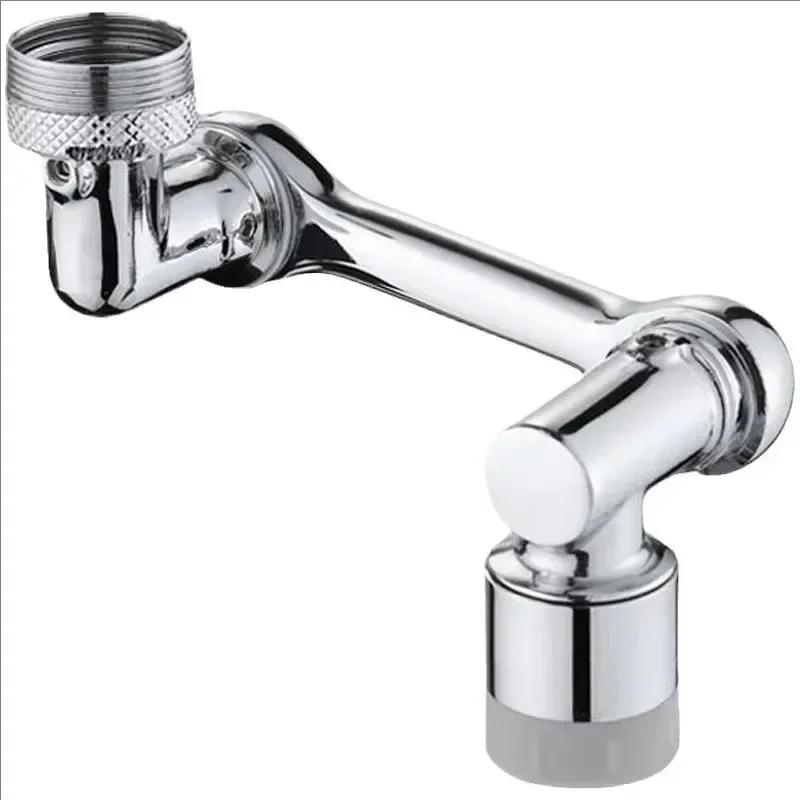 Drehbarer multifunktionaler Verlängerungs-Wasserhahnbelüfter, 1080 Grad schwenkbarer Roboterarm, Wasserfilter, Waschbecken, Wasserhahn, Bubbler, Waschbecken