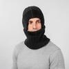 3-teiliges/Set Unisex Hut Schal Handschuhe Set Ohrenklappen Design Einfarbig Beanie Mütze Thermisch Plüsch