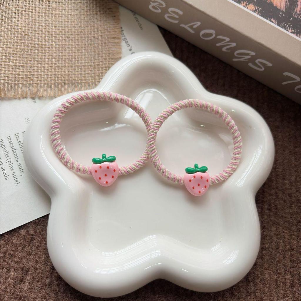 Strawberry Hair Tie: Cute & Versatile Hair Accessory for Students & Couples