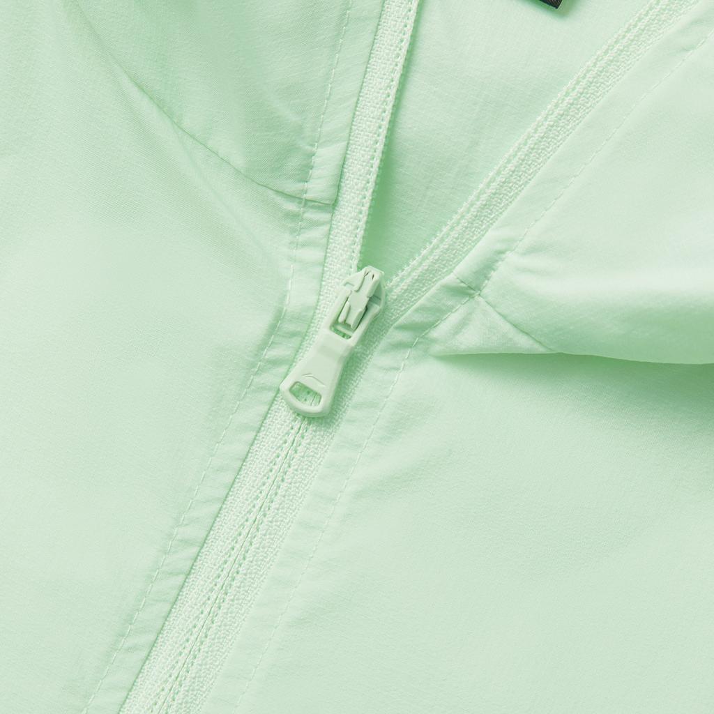 Li-Ning Comfortable Casual Minimalist Hooded Zipper Solid Color Versatile Jacket Men Jackets Sky-Green AFDV261-14