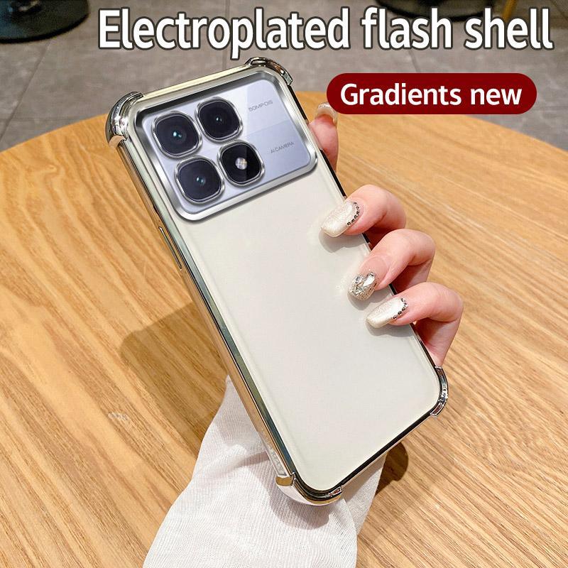 

Для Xiaomi Redmi K70 Ultra Case Redmi K70 Extreme Edition Phone Case K70Ultra Bumper Shockproof Protective Cover Clear Galplate K70 Extreme Edition