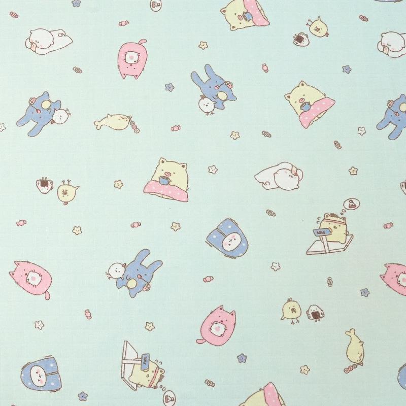 Baby Cotton Double-Layer Gauze Swaddle: Cartoon Towel Blanket & Sleepwear for Newborns - Spring/Summer